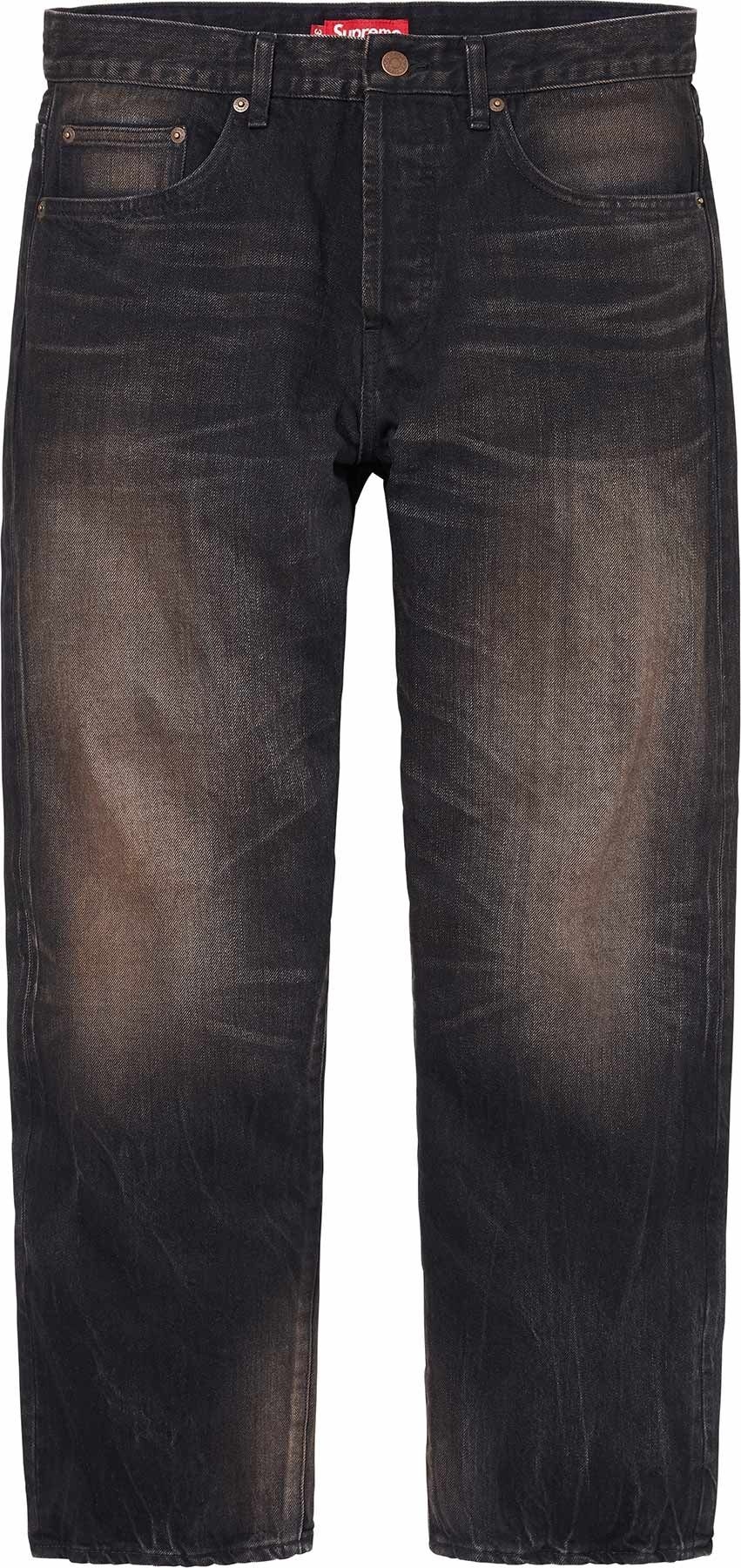 Distressed Loose Fit Selvedge Jean view 6